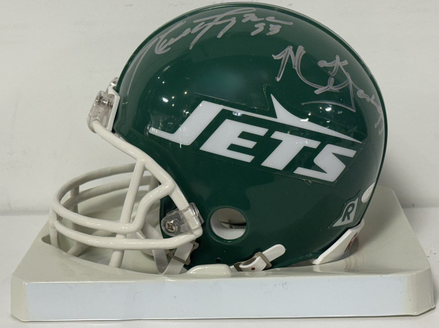 NY Sack Exchange Signed Mini Helmet 4 Auto Steiner COA Klecko Salaam Gastineau