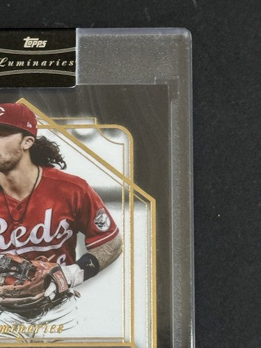 2022 Panini Luminaries Jonathan India Spark Of Light Auto #12 /15 Reds Sealed MT