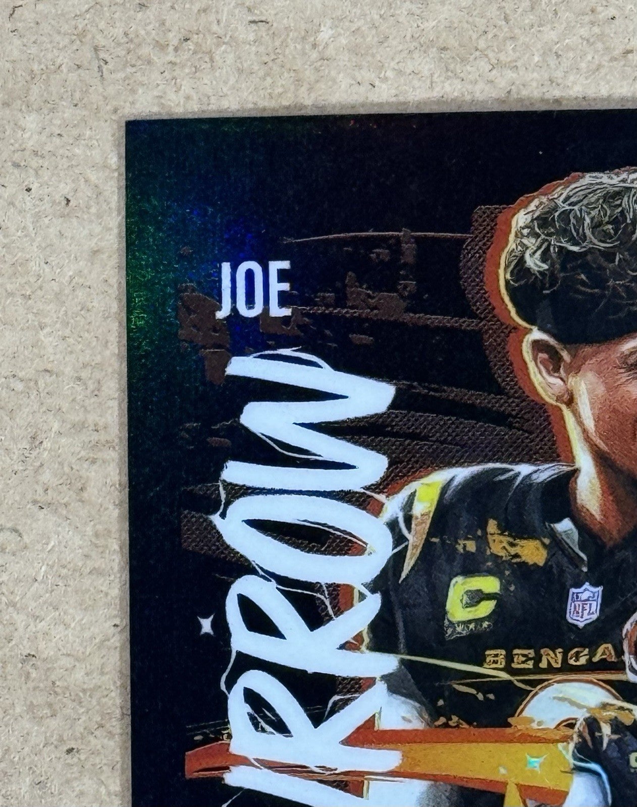 2025 Topps Chrome NFL  Joe Burrow Ultraviolet SSP Cincinnati Bengals QB Case Hit