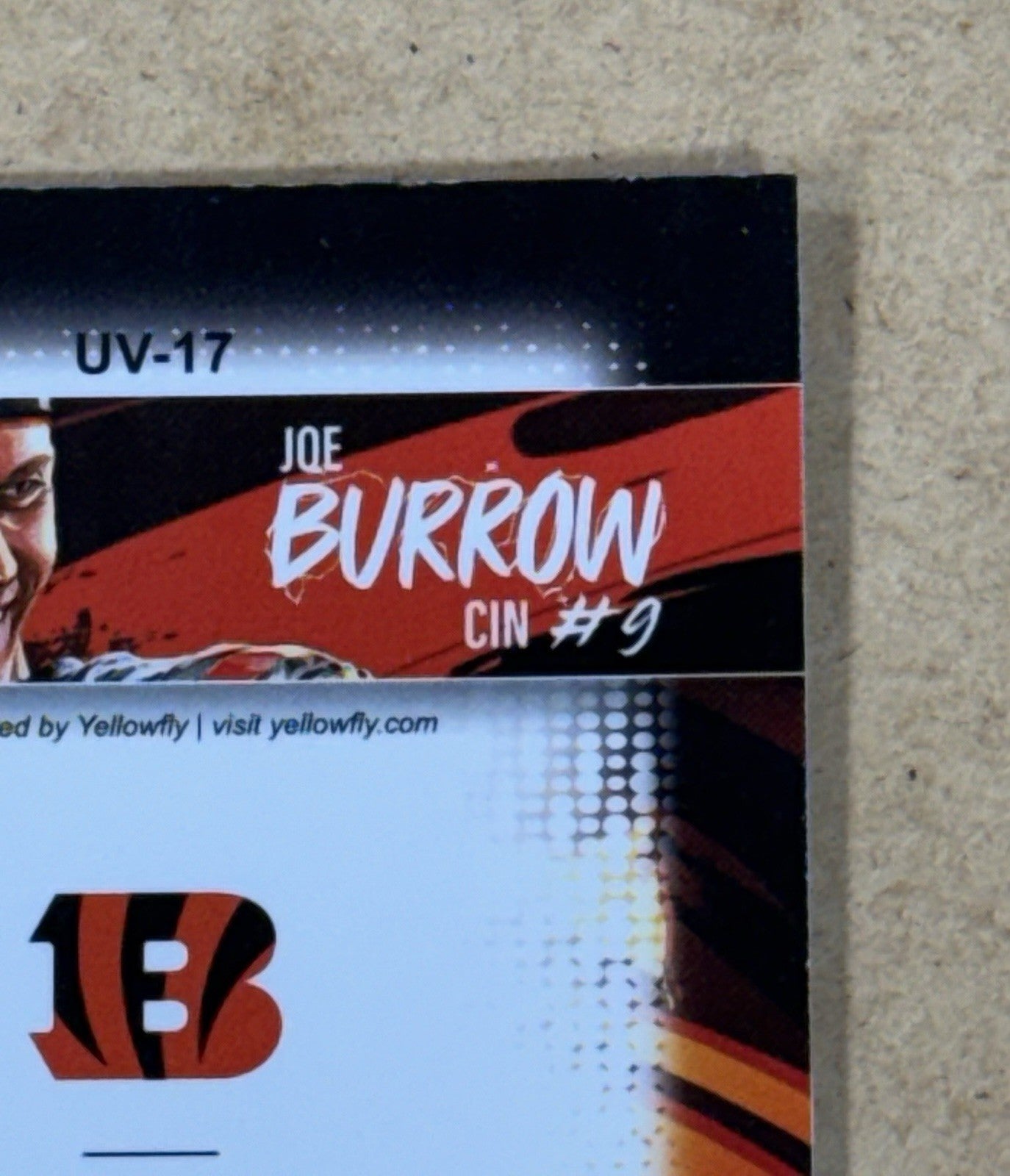 2025 Topps Chrome NFL  Joe Burrow Ultraviolet SSP Cincinnati Bengals QB Case Hit