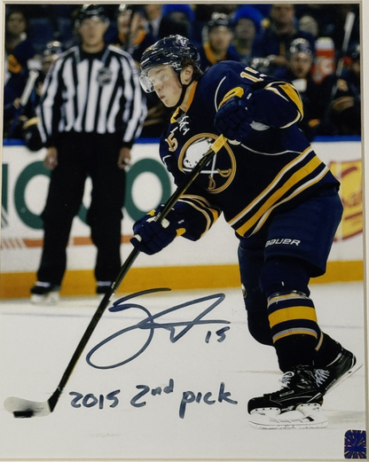 Jack Eichel Signed 8x10 Framed Photo 2015 2nd Pick Auto DA COA Buffalo Sabres