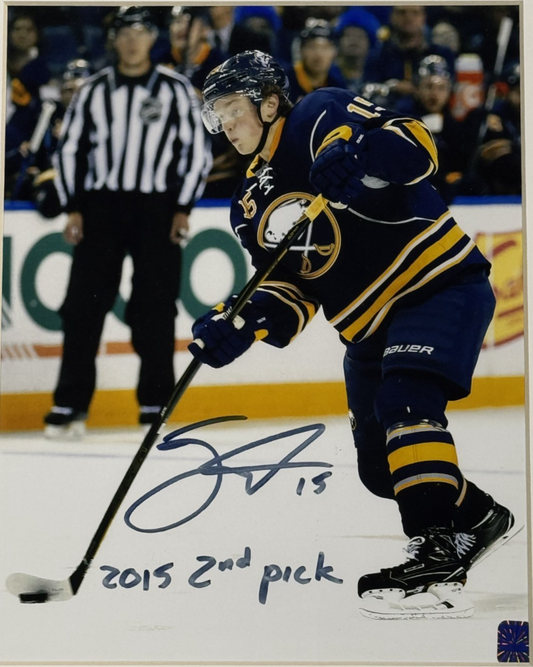 Jack Eichel Signed 8x10 Framed Photo 2015 2nd Pick Auto DA COA Buffalo Sabres