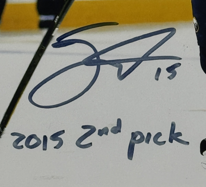 Jack Eichel Signed 8x10 Framed Photo 2015 2nd Pick Auto DA COA Buffalo Sabres