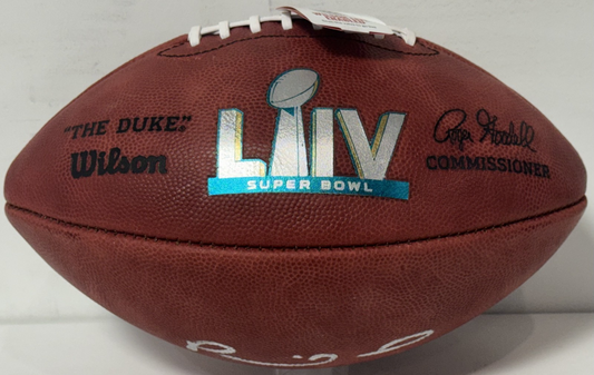 Patrick Mahomes Signed Wilson Pro SB LIV Duke Football Auto Fanatics Chiefs MVP