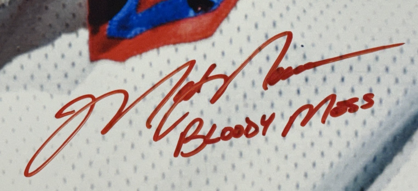 Mark Messier Signed Rangers 16x20 Framed Photo Bloody Mess Auto  Steiner Le/11