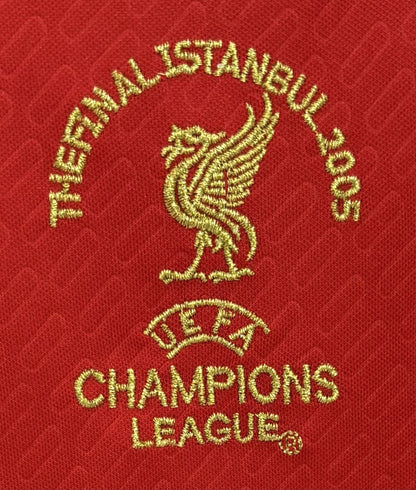Steven Gerrard Signed Reebok Liverpool #8 Champs League 2005 Jersey Auto BAS COA