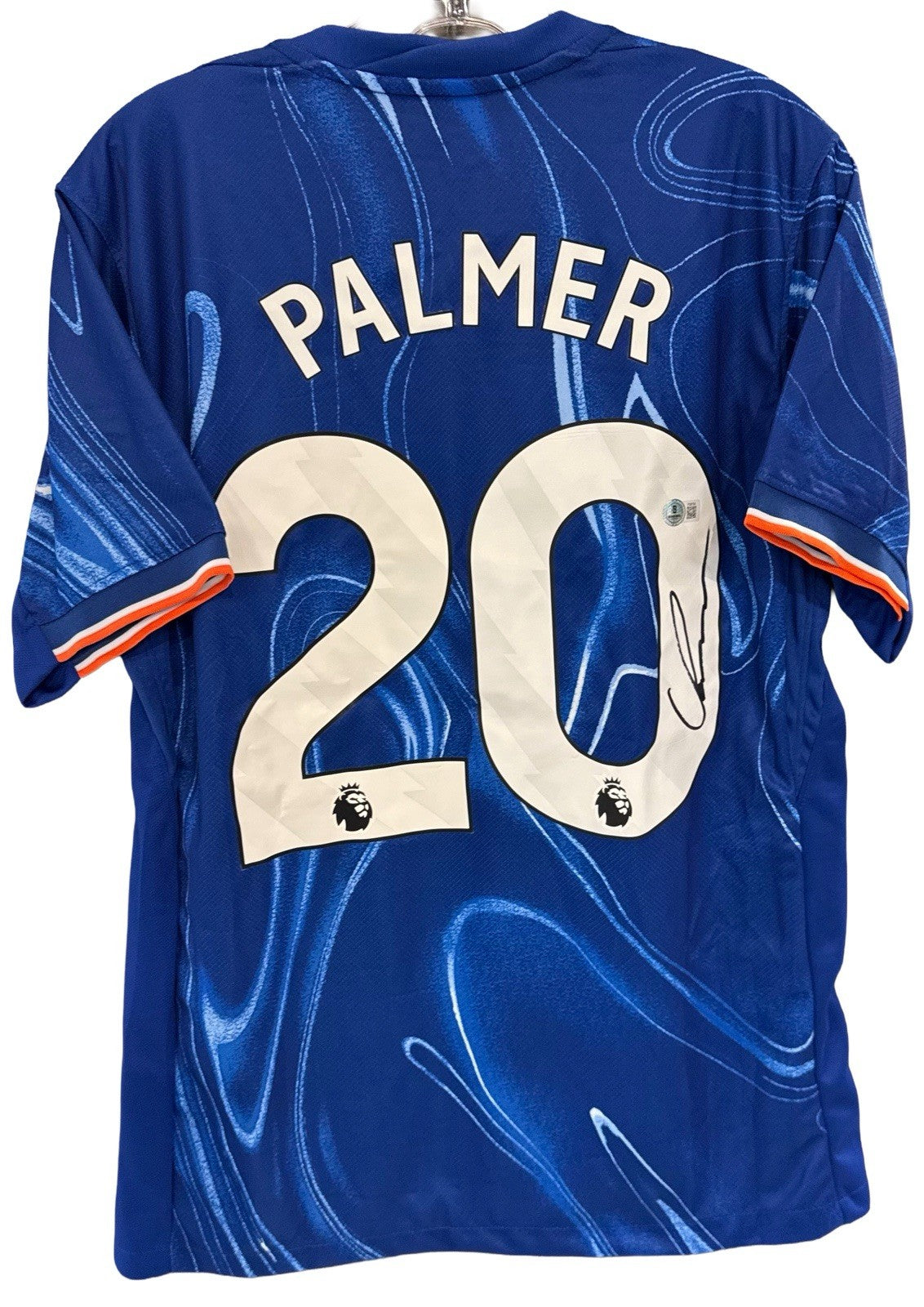 Cole Palmer Signed Nike DriFit Chelsea FC #20 Jersey Blue EPL Auto BAS COA