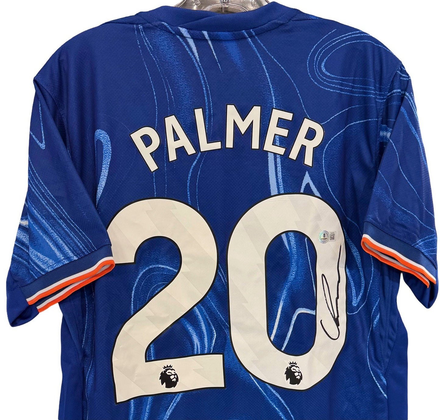 Cole Palmer Signed Nike DriFit Chelsea FC #20 Jersey Blue EPL Auto BAS COA