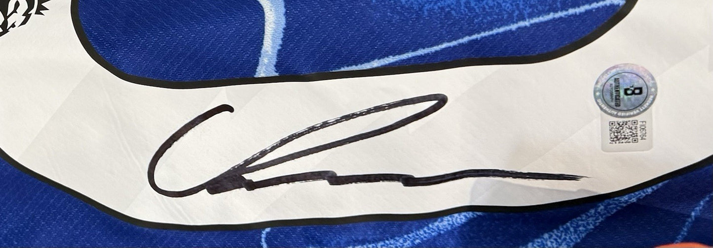 Cole Palmer Signed Nike DriFit Chelsea FC #20 Jersey Blue EPL Auto BAS COA