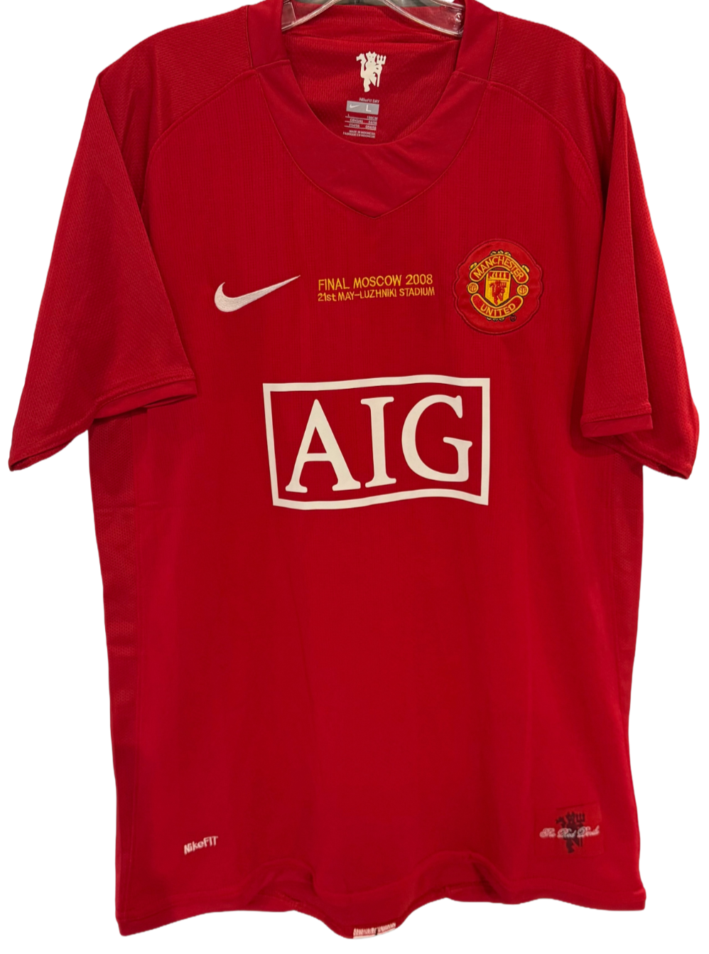 Wayne Rooney Signed Nike Champs League 2008 Manchester U #10 Jersey Auto BAS COA