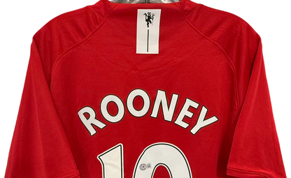 Wayne Rooney Signed Nike Champs League 2008 Manchester U #10 Jersey Auto BAS COA