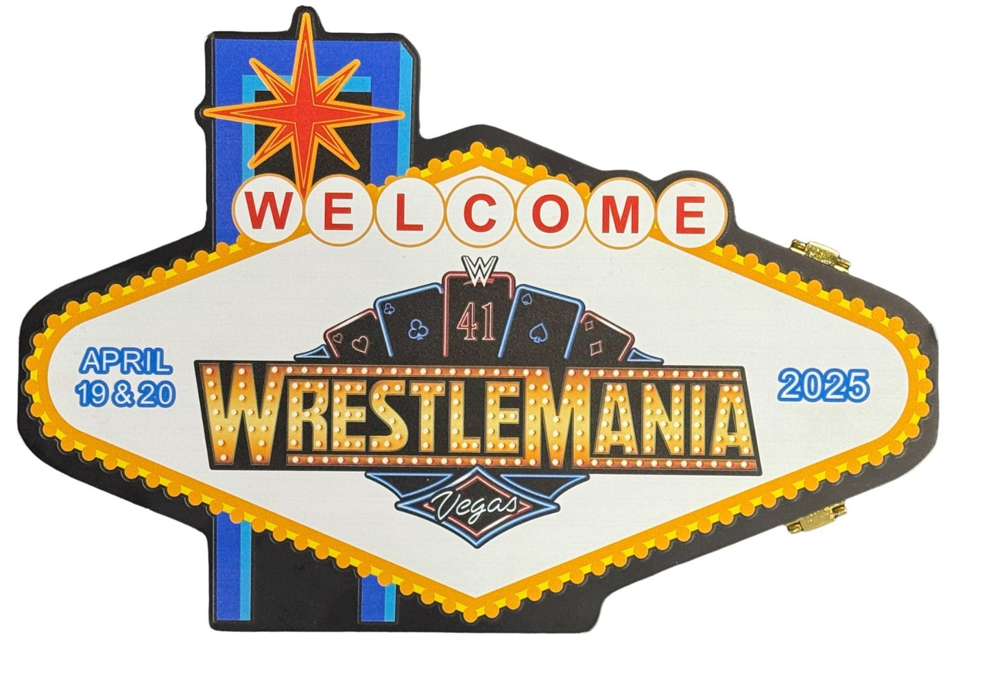 Damien Priest Signed Wrestlemania 41 Mini Title Belt LE /10 Auto Fanatics COA