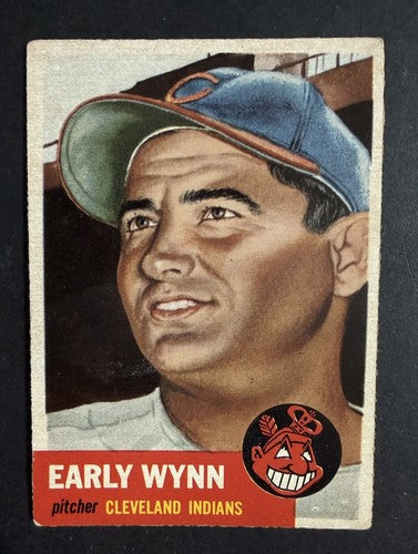 1953 Topps Early Wynn #61 VG-EX No Creases Centered Nice Color HOF Indians