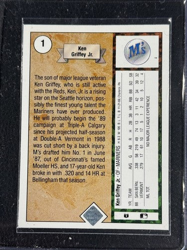 Upper Deck Premier Baseball Card 1989 Complete Factory Set Ken Griffey Jr Rc