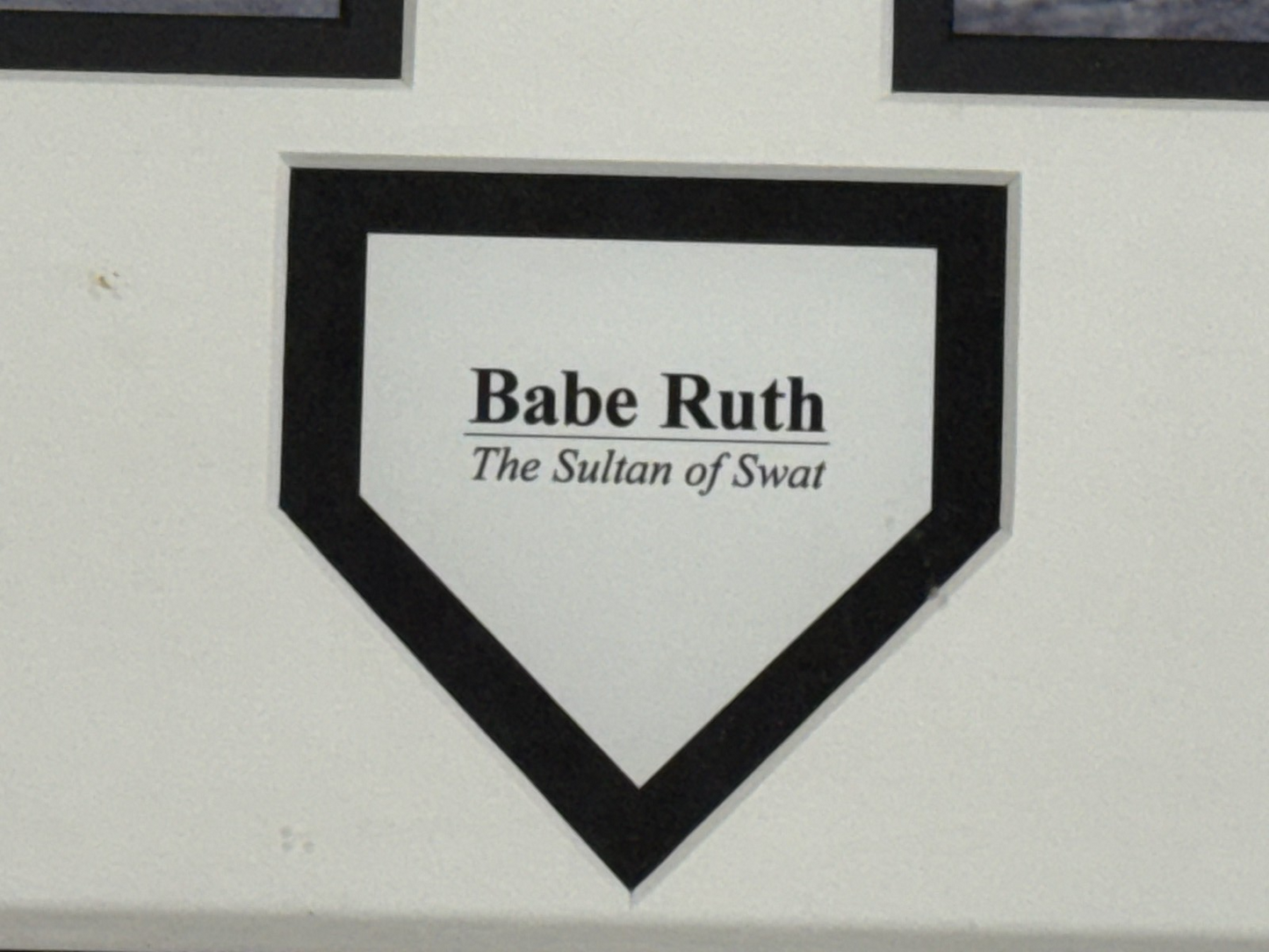Babe Ruth The Babe Bows Out Nat Fein Framed Diptych Photo Off Negative Yankees