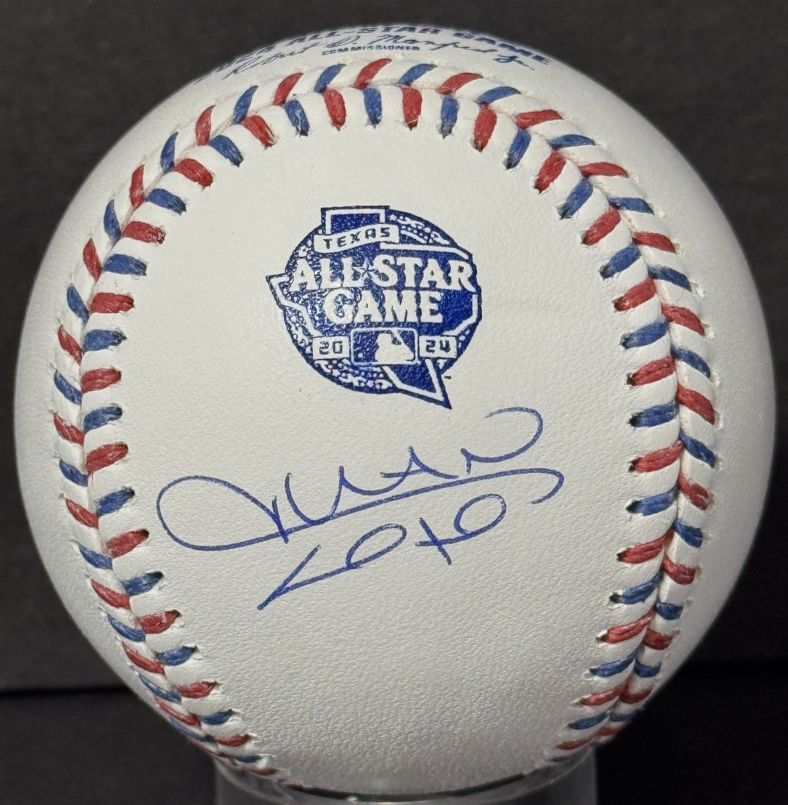 Juan Soto Signed 2024 All Star Game Logo Ball Auto BAS COA NY Mets