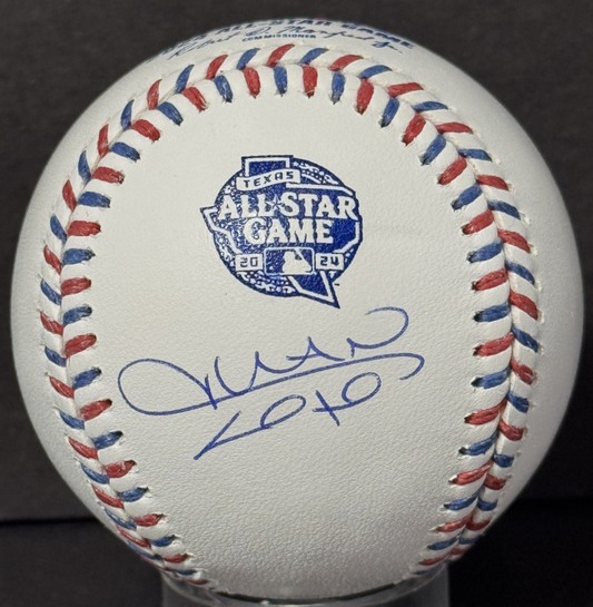Juan Soto Signed 2024 All Star Game Logo Ball Auto BAS COA NY Mets