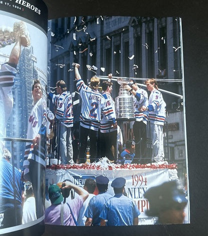 BRIAN LEETCH NY RANGERS RETIREMENT NIGHT PROGRAM # 2 Forever A Ranger Limited