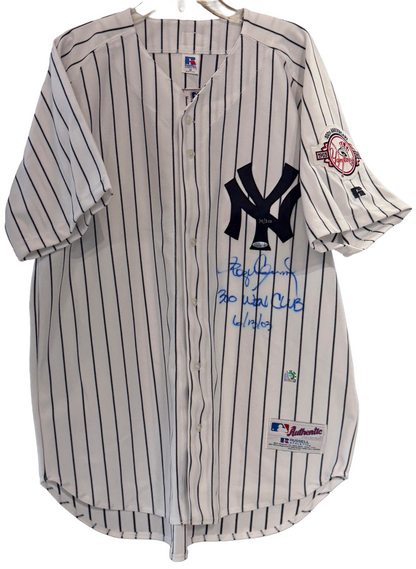 Roger Clemens #22 Signed Authentic Jersey 300 Win Club auto Yankees mlb tristar