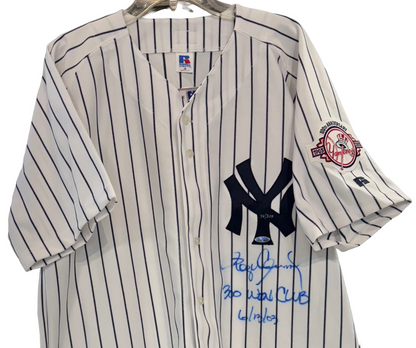 Roger Clemens #22 Signed Authentic Jersey 300 Win Club auto Yankees mlb tristar