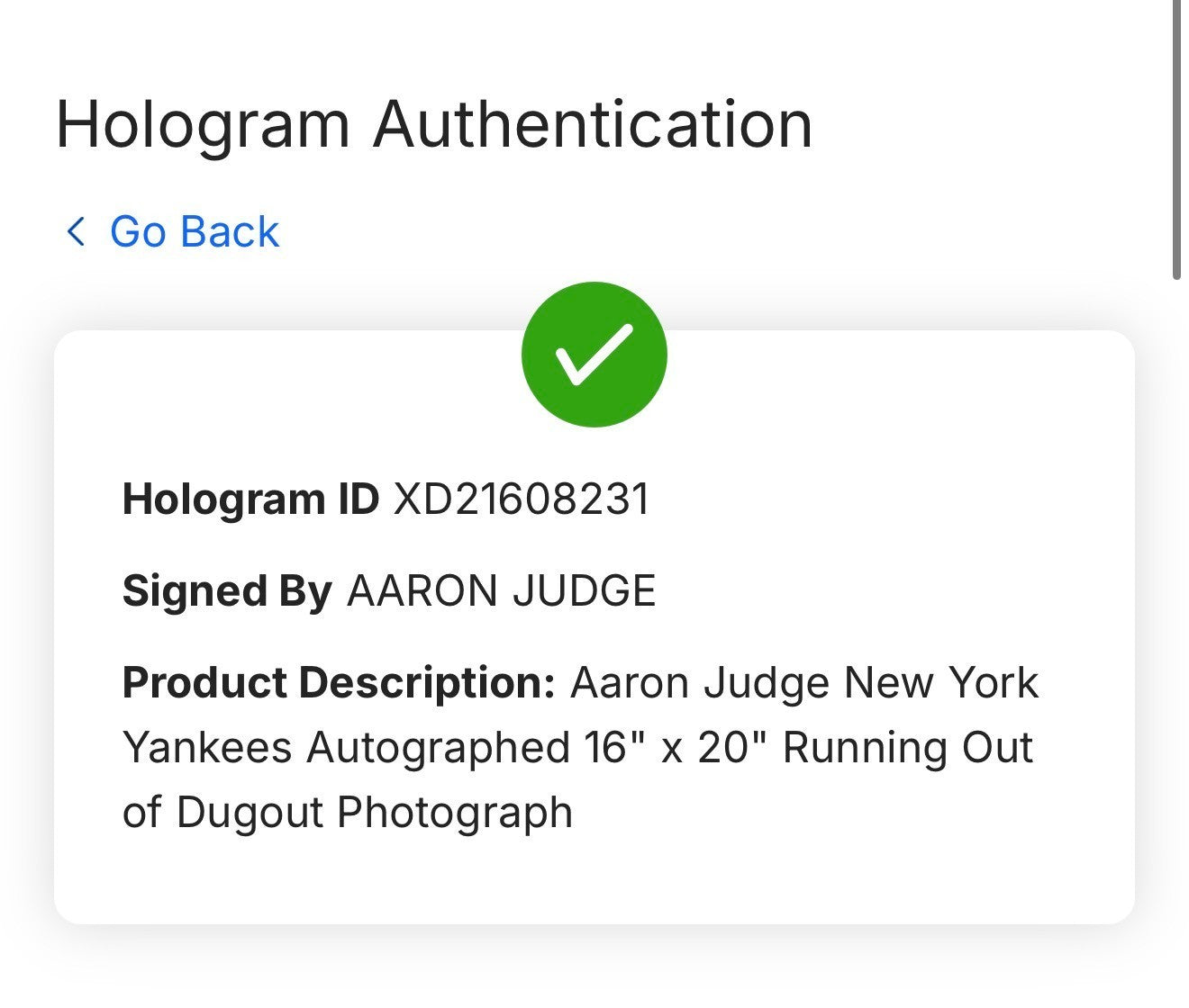 Aaron Judge NY Yankees Signed 16x20 Photo Framed Mint Autograph Fanatics COA
