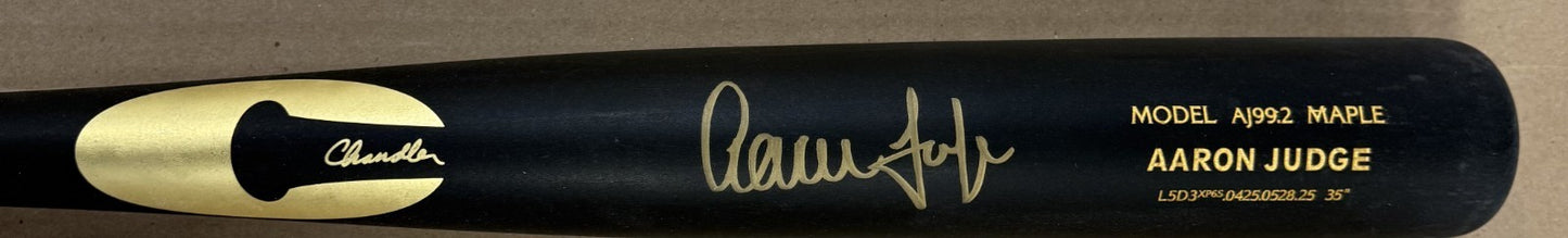 Aaron Judge Yankees Signed Chandler Game Model Bat Autograph MVP Fanatics & MLB