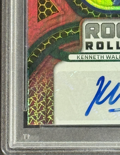 2022 Certified Rookie Roll Call Kenneth Walker RC Auto /10 PSA 10 SB MVP Chiefs