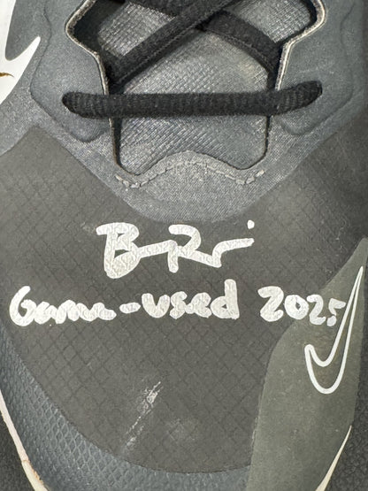 Ben Rice Signed Game Used Nike Trout Cleats Pair 2025 Auto Steiner COA Sz 12