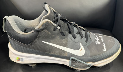 Ben Rice Signed Game Used Nike Trout Cleats Pair 2025 Auto Steiner COA Sz 12