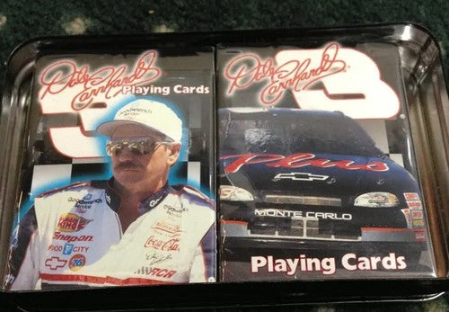 Dale Earnhardt Sr nascar  1999 Limited Edition Tin Playing Card Complete Set New