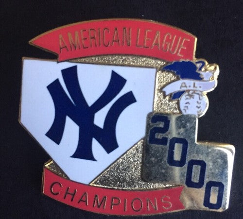 New York Yankees 1999 2000 2 Pin Lot Pins Derek Jeter Rivera Mvp Mint