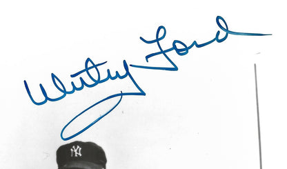 1956 Yankees Pitchers signed 4 auto 8x10 photo framed Whitey Ford Bob Grim COA