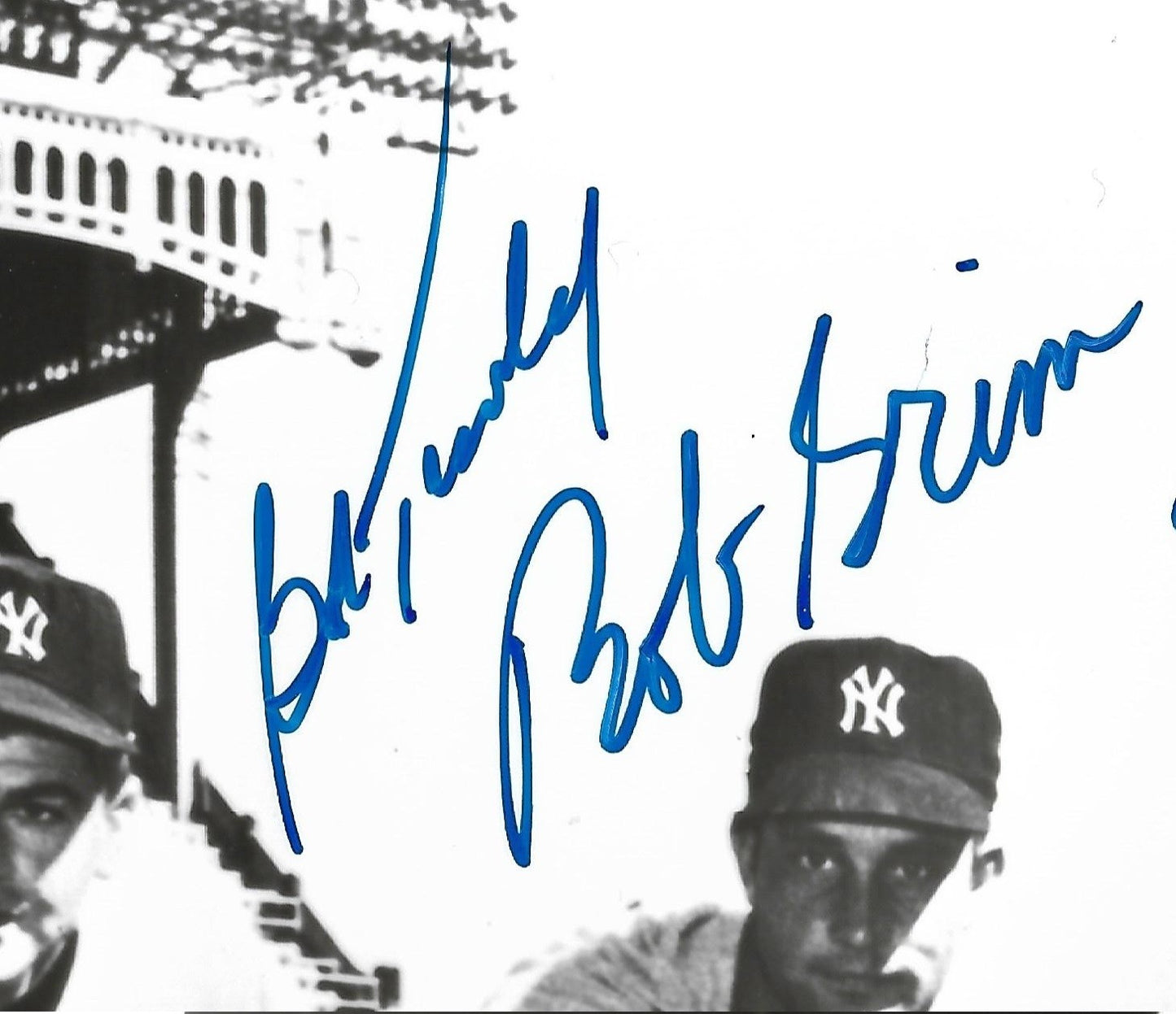1956 Yankees Pitchers signed 4 auto 8x10 photo framed Whitey Ford Bob Grim COA