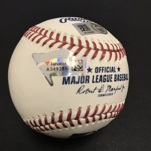 Greg Bird Yankees Signed MLB Baseball ins MLB Debut auto MLB holo Fanatics COA