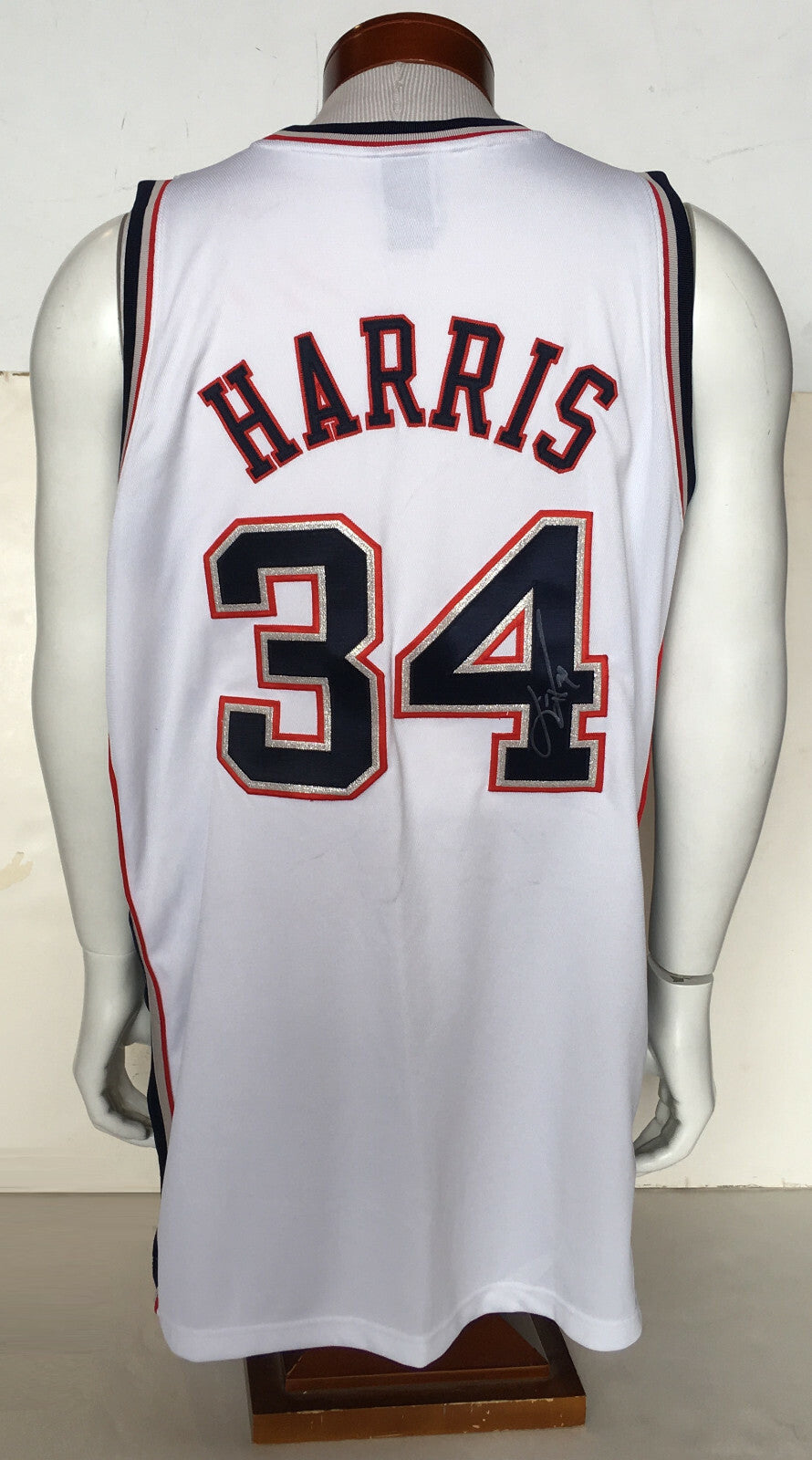 Devin Harris signed Authentic Adidas NJ Nets basketball jersey autograph CBM COA