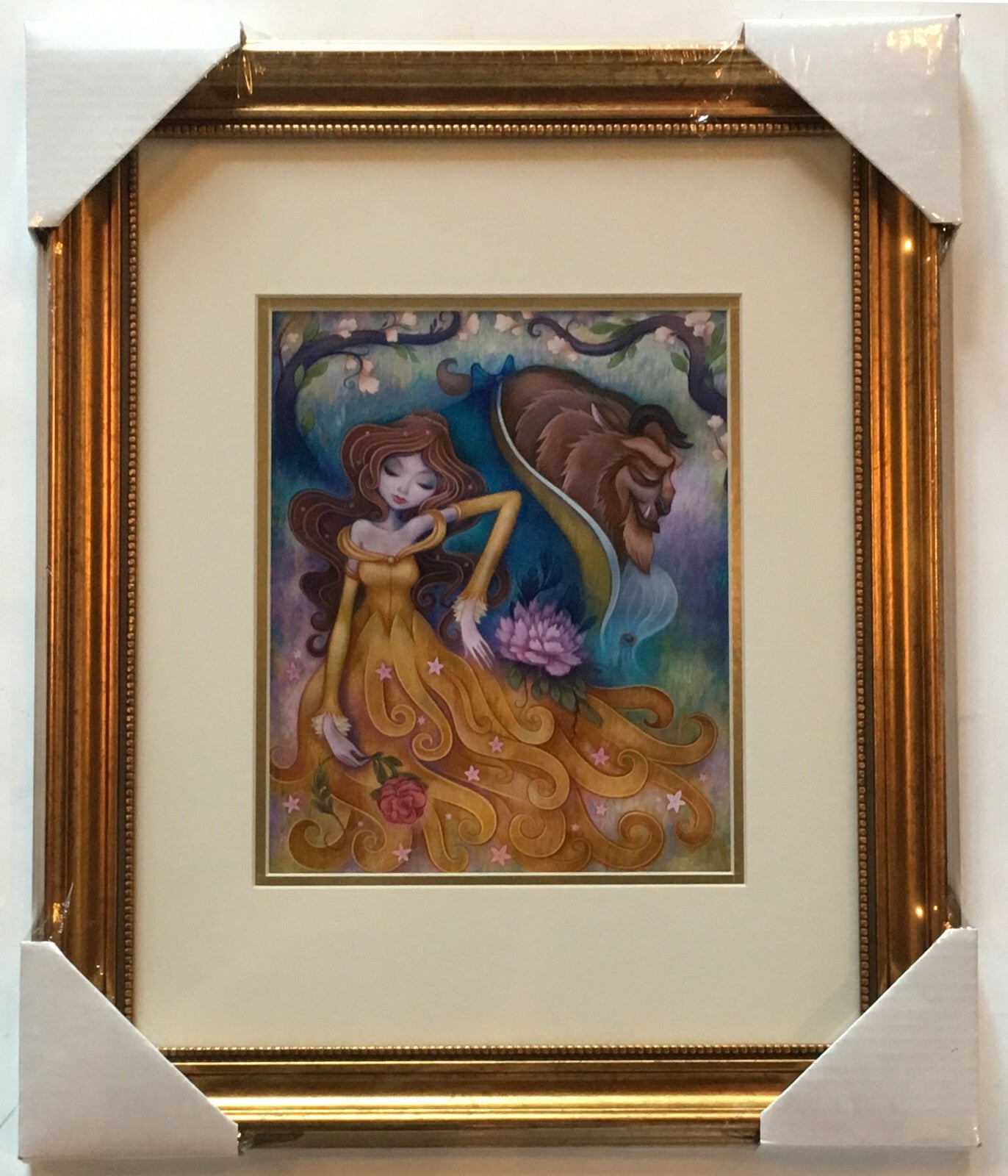 Beauty & The Beast 8x10 Jeremiah Ketner 2012 framed Disney art print photo