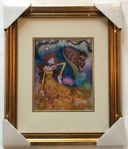 Beauty & The Beast 8x10 Jeremiah Ketner 2012 framed Disney art print photo