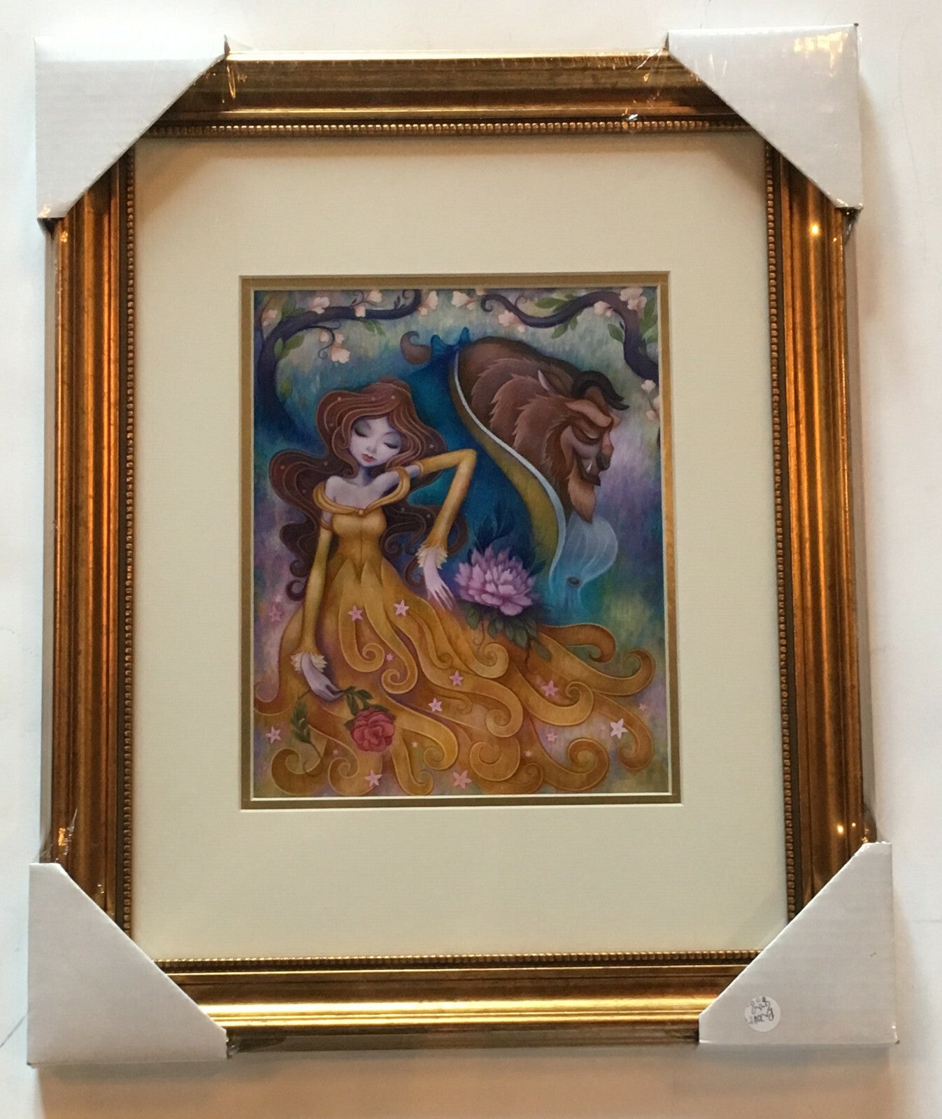Beauty & The Beast 8x10 Jeremiah Ketner 2012 framed Disney art print photo