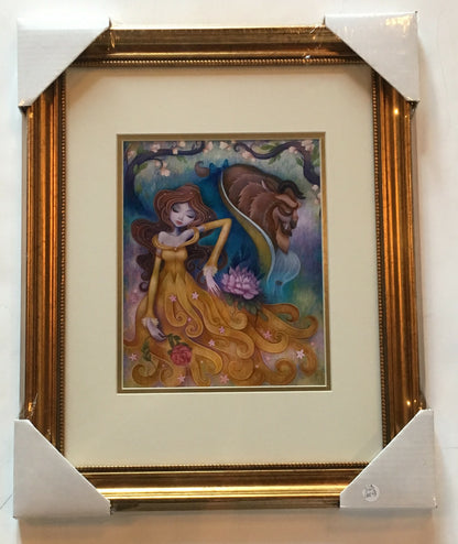 Beauty & The Beast 8x10 Jeremiah Ketner 2012 framed Disney art print photo