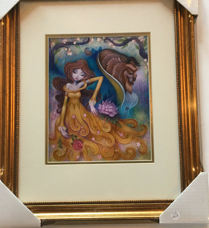 Beauty & The Beast 8x10 Jeremiah Ketner 2012 framed Disney art print photo
