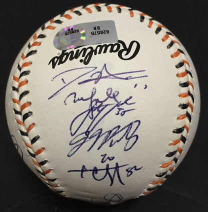 2007 AL All Star Team Signed Official Baseball 13 auto Ichiro Verlander MLB Holo