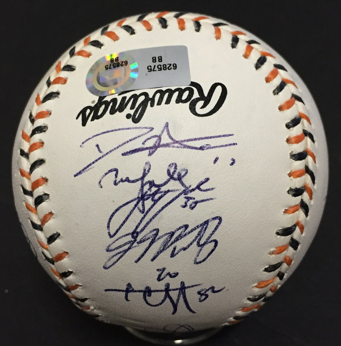2007 AL All Star Team Signed Official Baseball 13 auto Ichiro Verlander MLB Holo