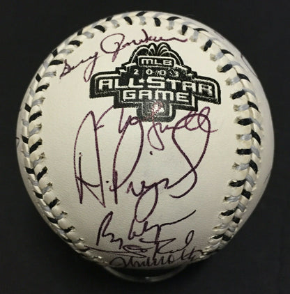 2003 All Star Game Baseball Team Signed 30 Auto Albert Pujols Smoltz Mlb Auth