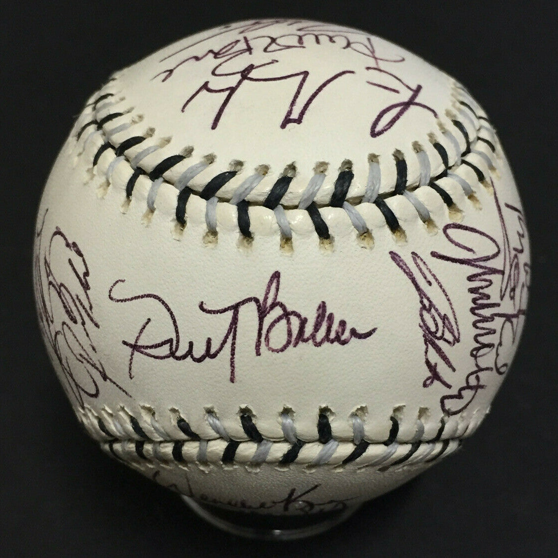2003 All Star Game Baseball Team Signed 30 Auto Albert Pujols Smoltz Mlb Auth