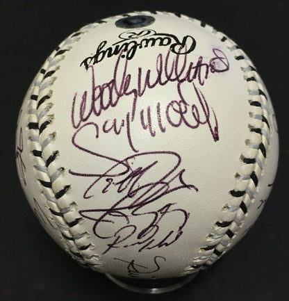 2003 All Star Game Baseball Team Signed 30 Auto Albert Pujols Smoltz Mlb Auth