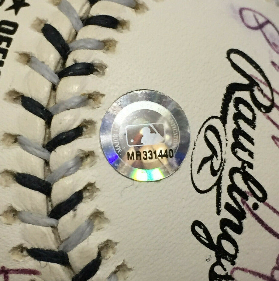 2003 All Star Game Baseball Team Signed 30 Auto Albert Pujols Smoltz Mlb Auth