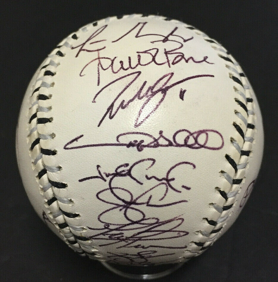2003 All Star Game Baseball Team Signed 30 Auto Albert Pujols Smoltz Mlb Auth