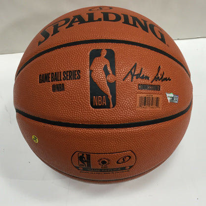 RJ Barrett Signed Spalding Basketball Knicks Rookie Autograph Fanatics COA