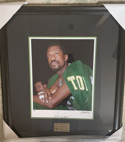 Bill Russell CELTICS Signed 16x20 KALINSKY Photo Framed  /150 Steiner COA