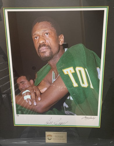 Bill Russell CELTICS Signed 16x20 KALINSKY Photo Framed  /150 Steiner COA